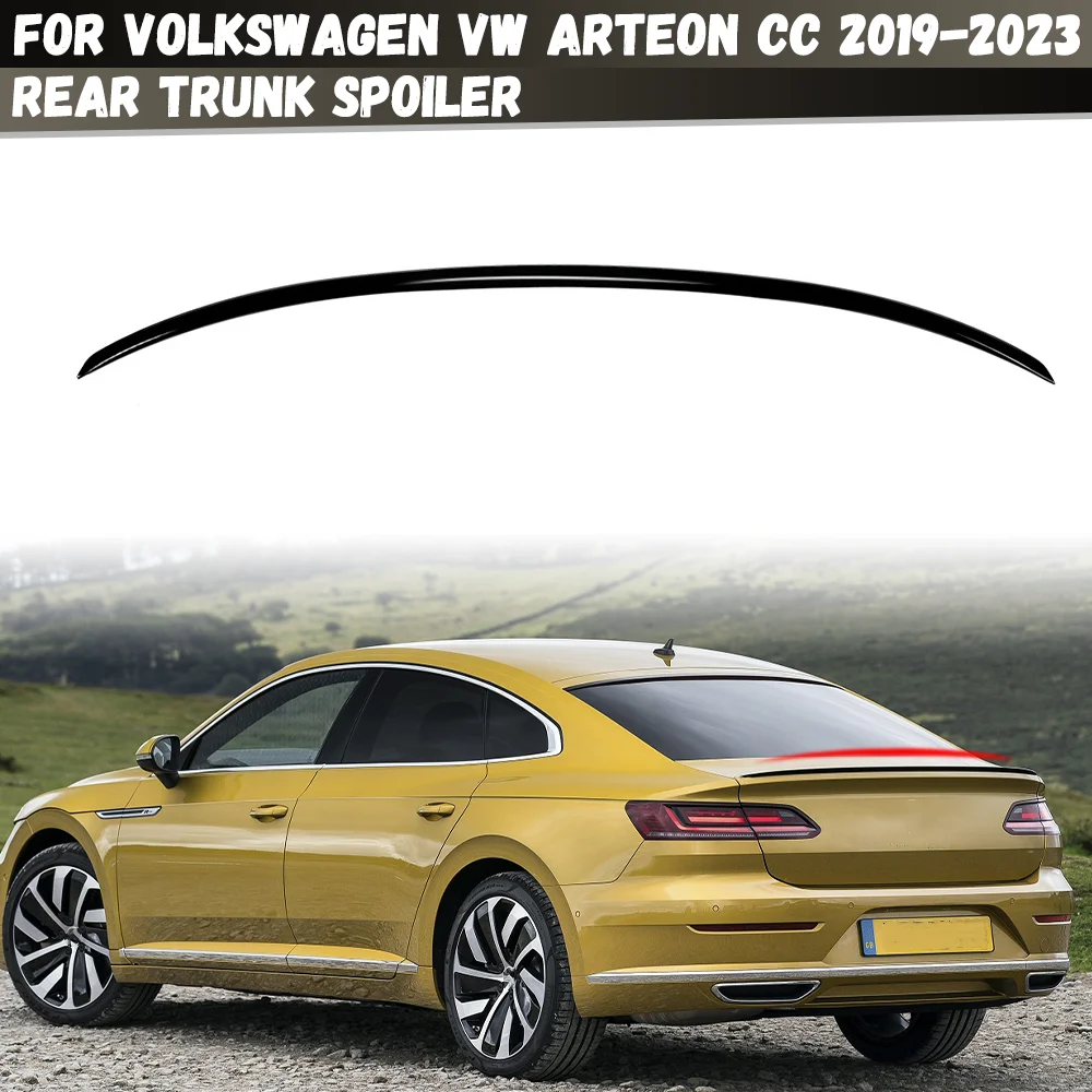 For Volkswagen VW Arteon CC 2019 2020 2021 2022 2023 Car Tail Wings Fixed Wind Spoiler Rear Wing Auto Decoration Accessories