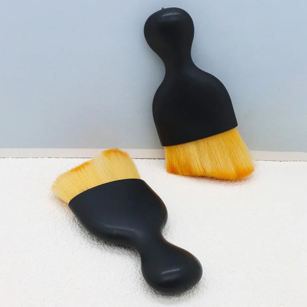 

1/2pcs Multipurpose Soft Bristle Nail Brush Ergonomic Handle Nail Art Useful Makeup Tool Cleaning Dust Removal Detailing Tools