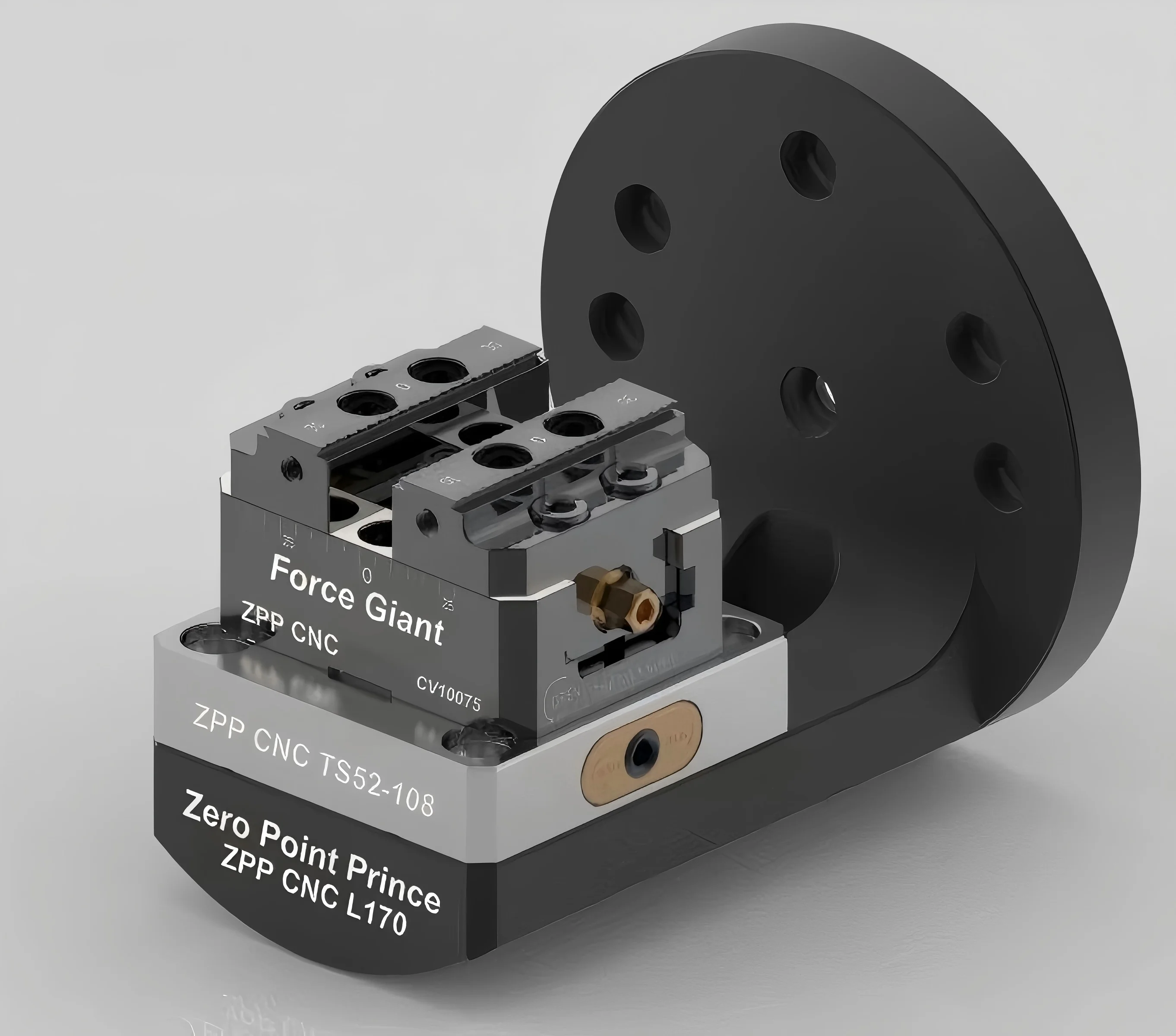 High-Precision Zero-Point Stainless Steel Fixture Machining Services Product