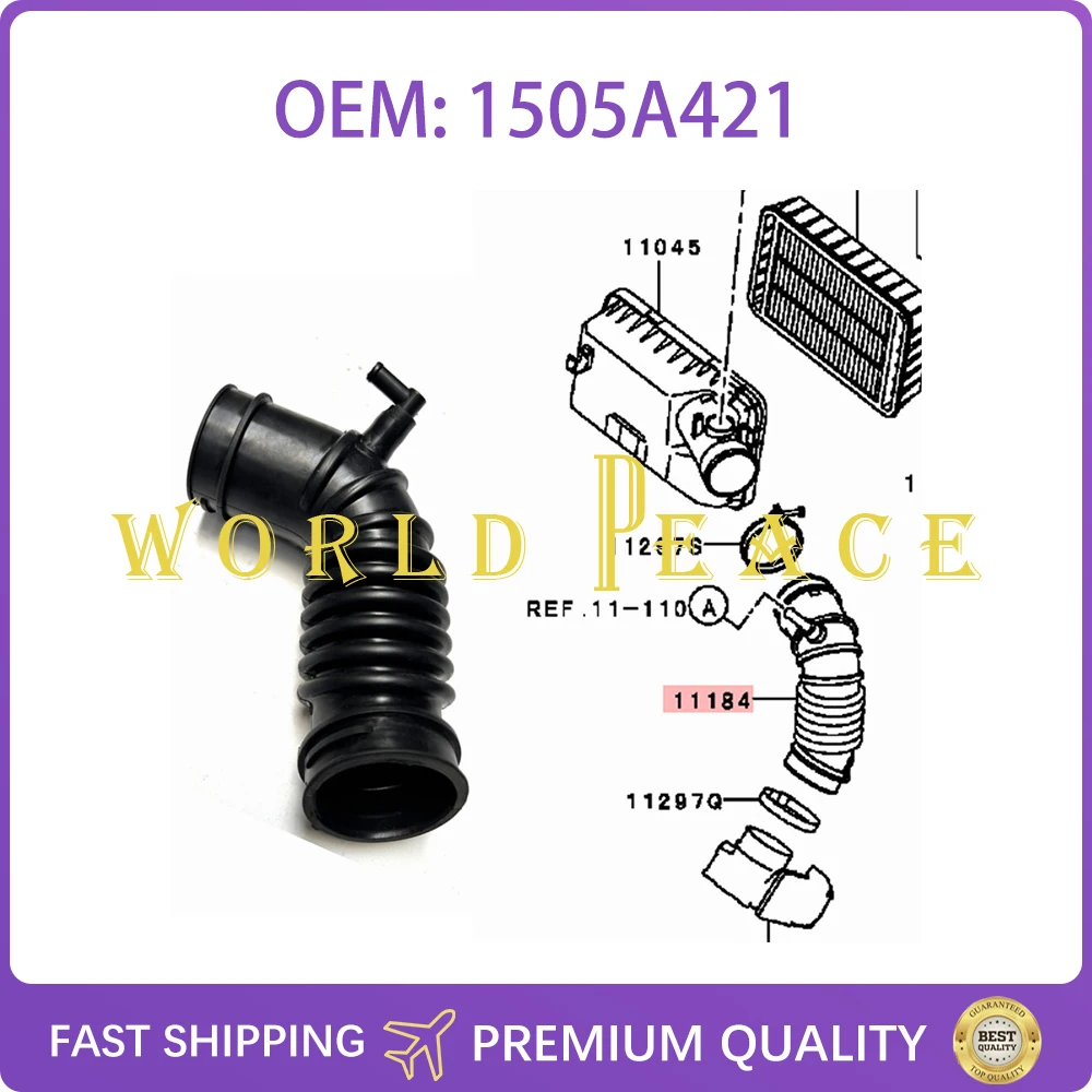 

Новый воздуховод (патрубок) впускного коллектора дроссельной заслонки 1505A421 / 1505A524 для двигателя Mitsubishi Galant Lancer 2008-2010