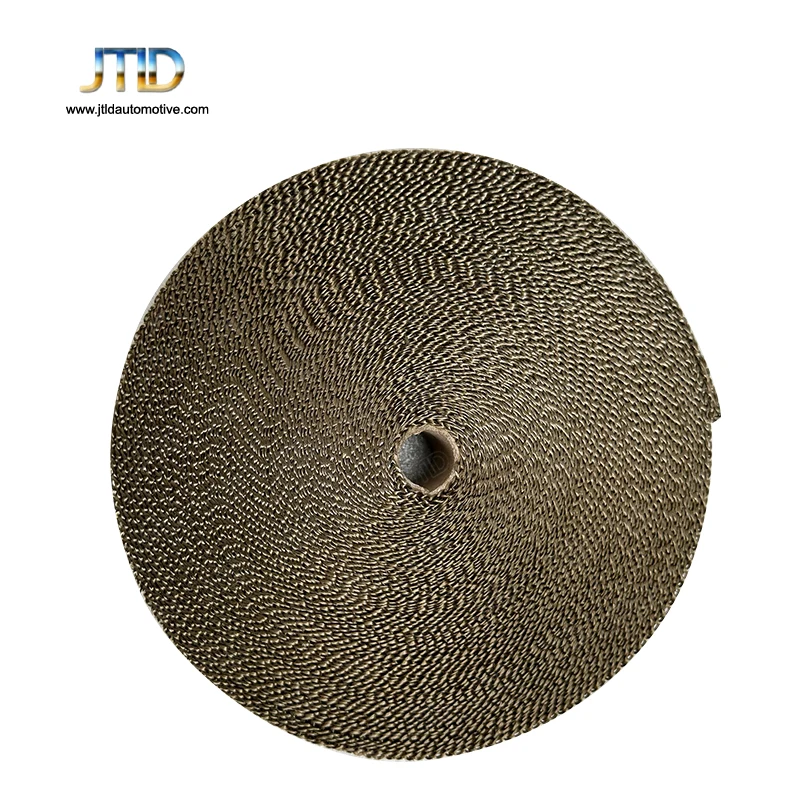 Heat Shield Insulation 1.5mm*50mm*30m With 4pcs Stainless Ties Car Motorcycle Exhaust Wrap Muffler Thermal Tape Accessories