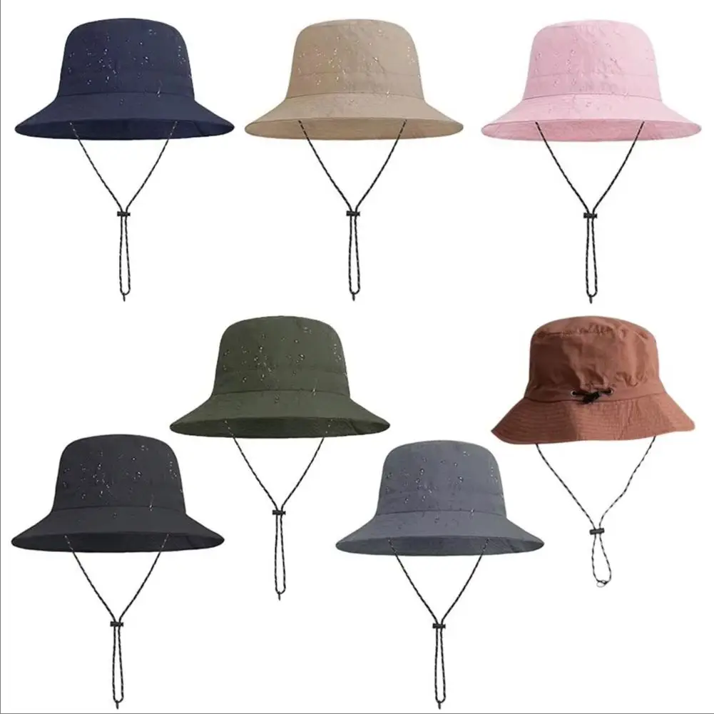 Waterproof Fisherman Hat Women Summer Sun Anti-UV Protection Camping Hiking Mountaineering Caps Men's Panama Bucket Outdoor Hat