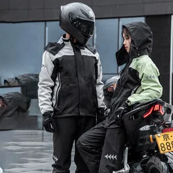 Outdoor Motorcycle aterproof Clothing Ultra-thin Raincoat Set Motocross Breathable Comfortable Reflective Climbing Rain Coat