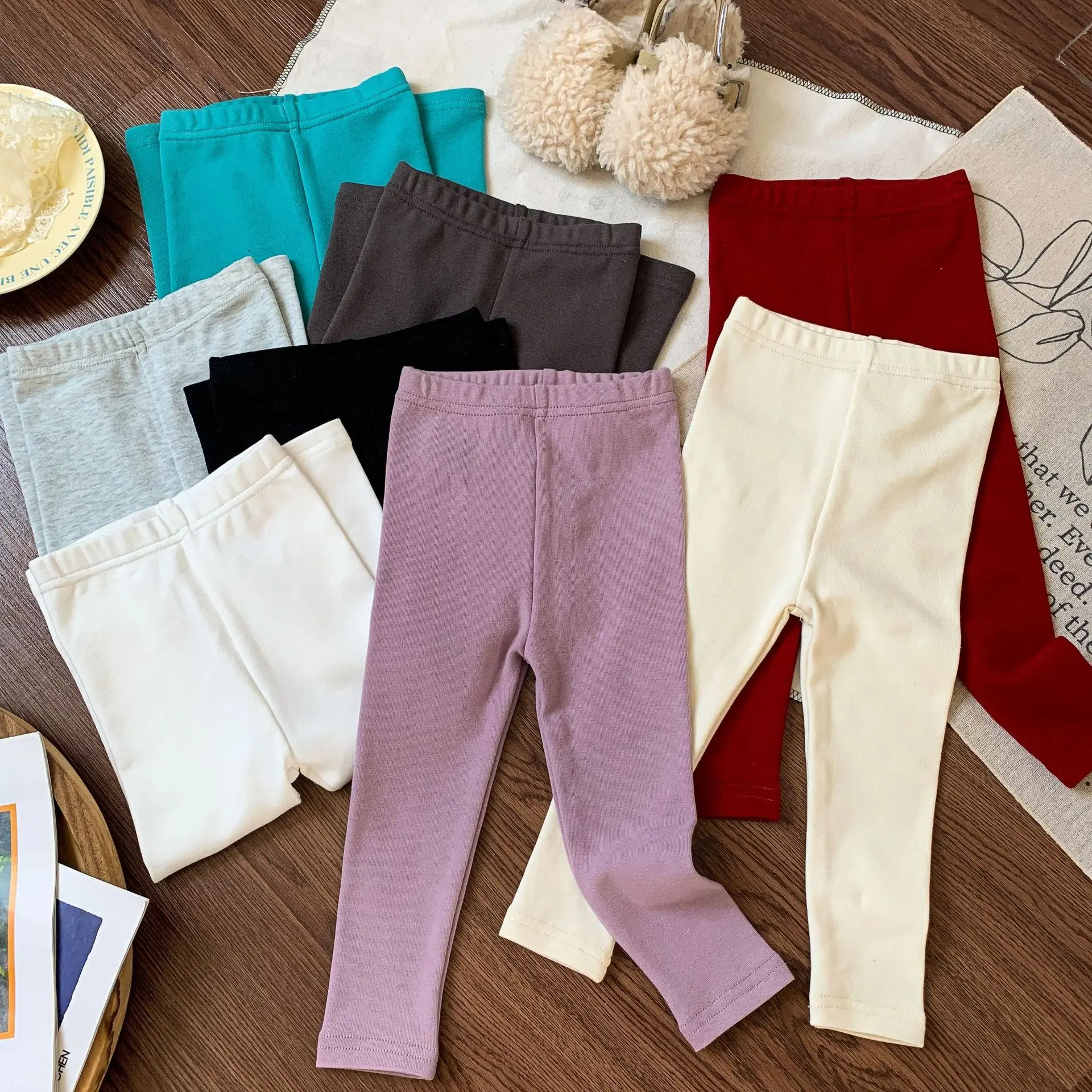 

Children's Clothing Girls Leggings 2025 Autumn New Children's Foreign Style Yoga Pants Spring Autumn Versatile Baby Long Johns