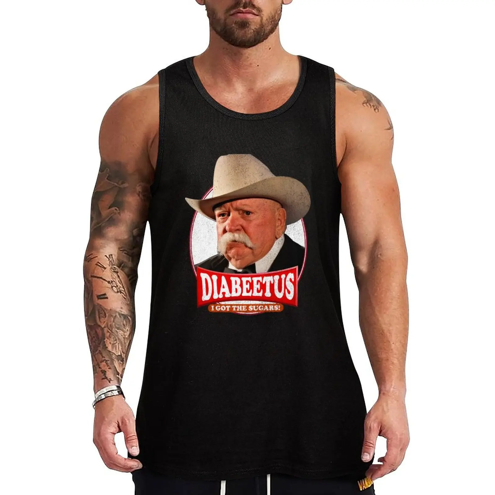 

Diabeetus I got the sugars - Wilford Brimley Tank Top Men's cotton t-shirt male top Men's t-shirt Men's gym t-shirt