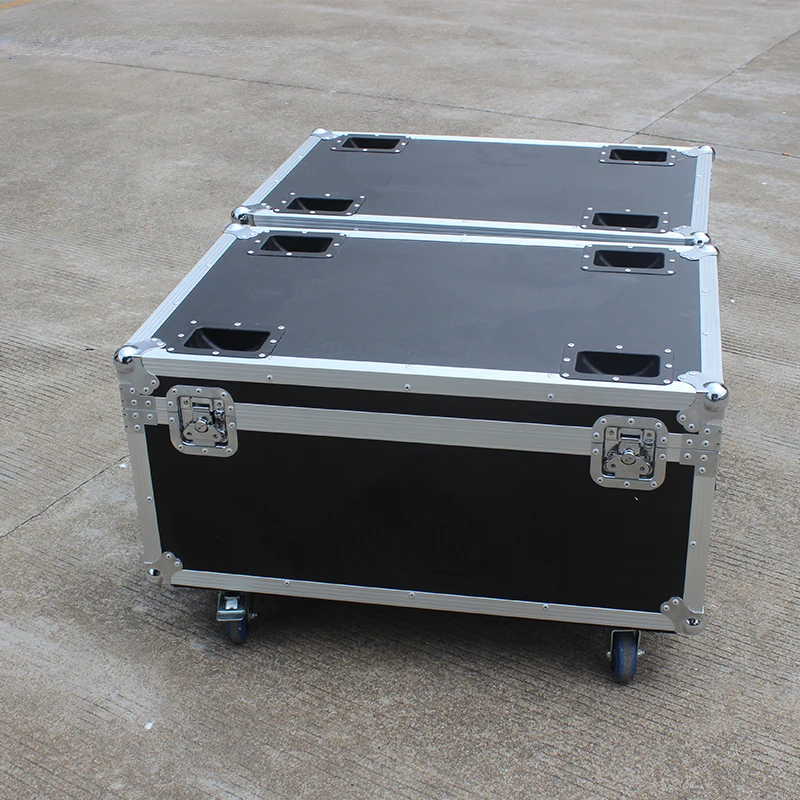 

Durable Metal Hardware and Poly Wood Plate Aluminum Flight Case with Trolley and Wheels