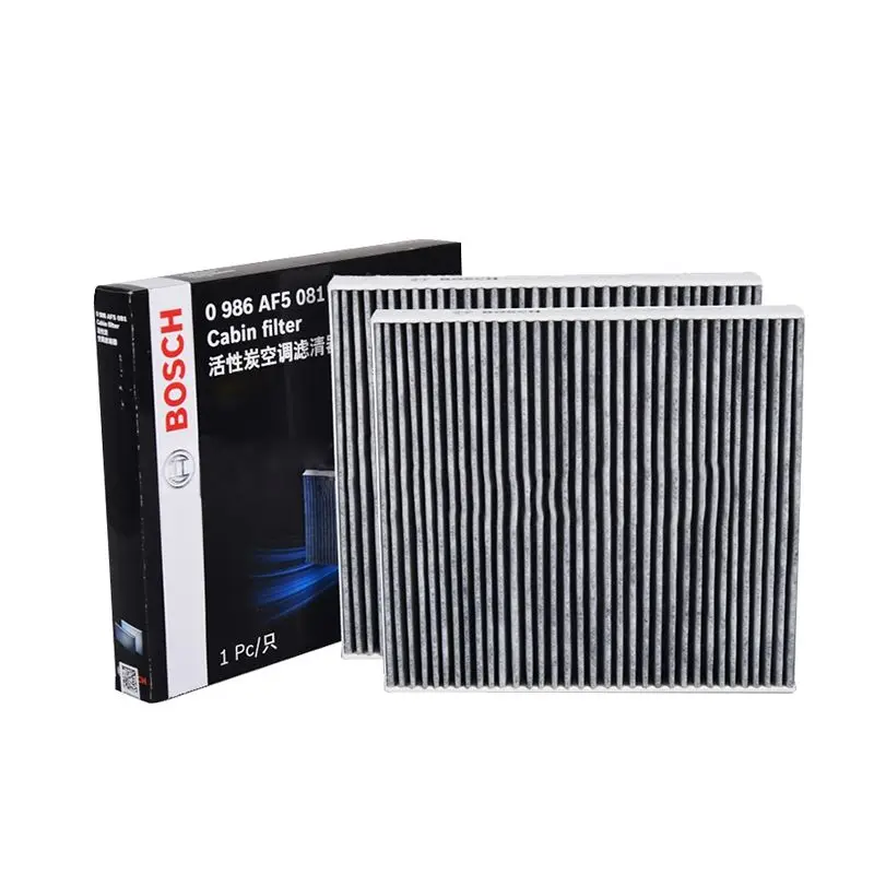 BOSCH Car Air Filter Air Conditioner Cabin Filter with Activated Carbon Replacement for Audi Volkswagen Skoda 5Q0819653 5Q081964