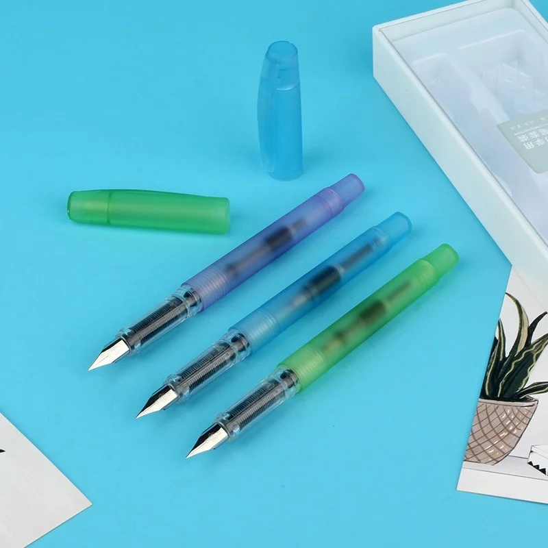 Hero  395 Jelly Series New Popular Students' Special Calligraphy Practice Fountain Pen 0.38mm