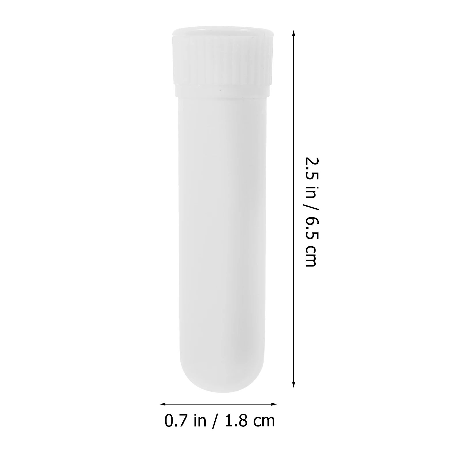 

10 Pcs Essential Aromatherapy Bottle Nose Straw Oil Accessories Cotton Core White Plastic