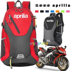 For Aprilia RSV4 RS125 RS660 Tuono 660 RSV1000 Waterproof Backpack Men's and Women's Large Capacity Travel Backpack Accessories