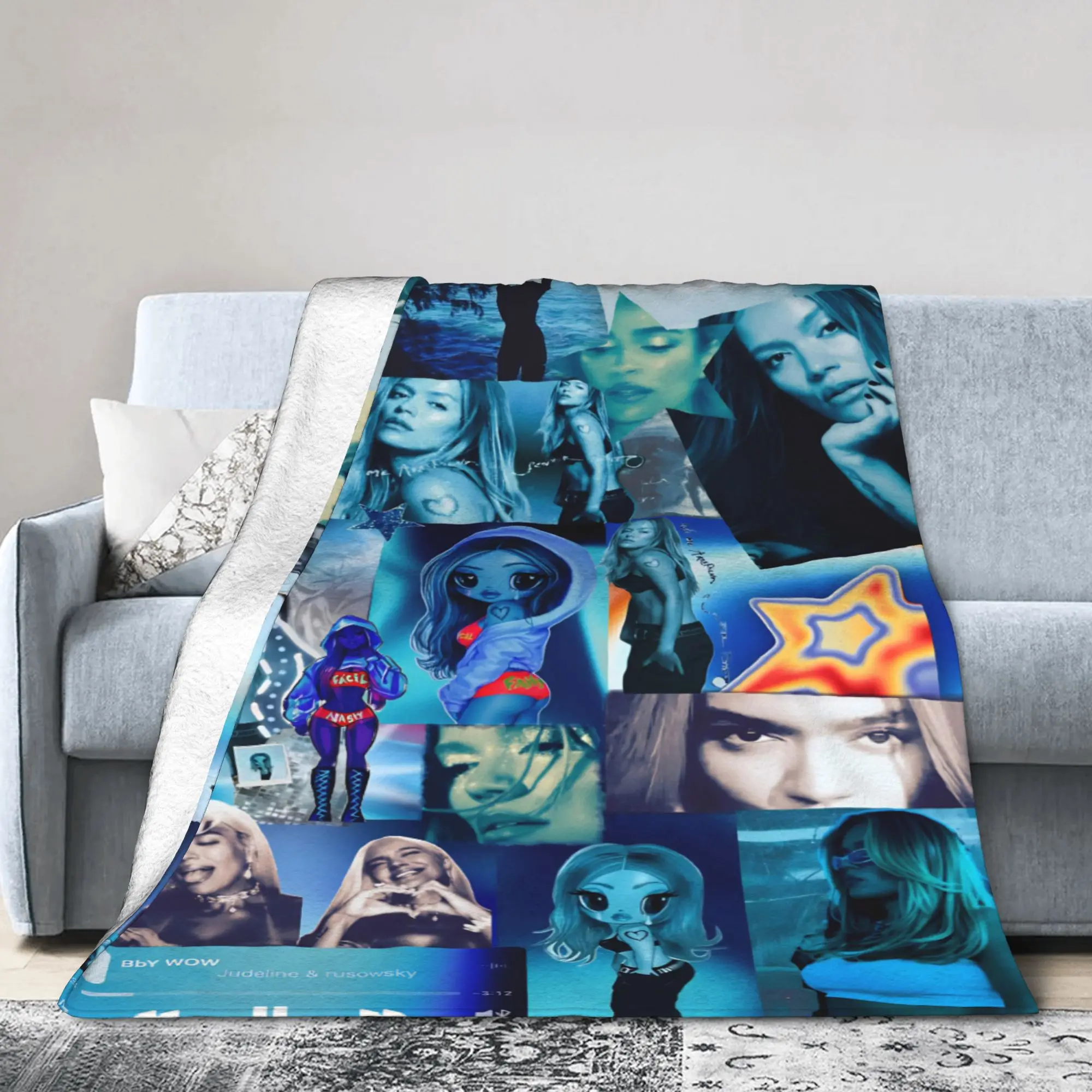 Karol G Tropicoqueta Tour 2026 Blanket  Flannel Funny Soft Throw Blankets for Home Restaurant Spring Autumn