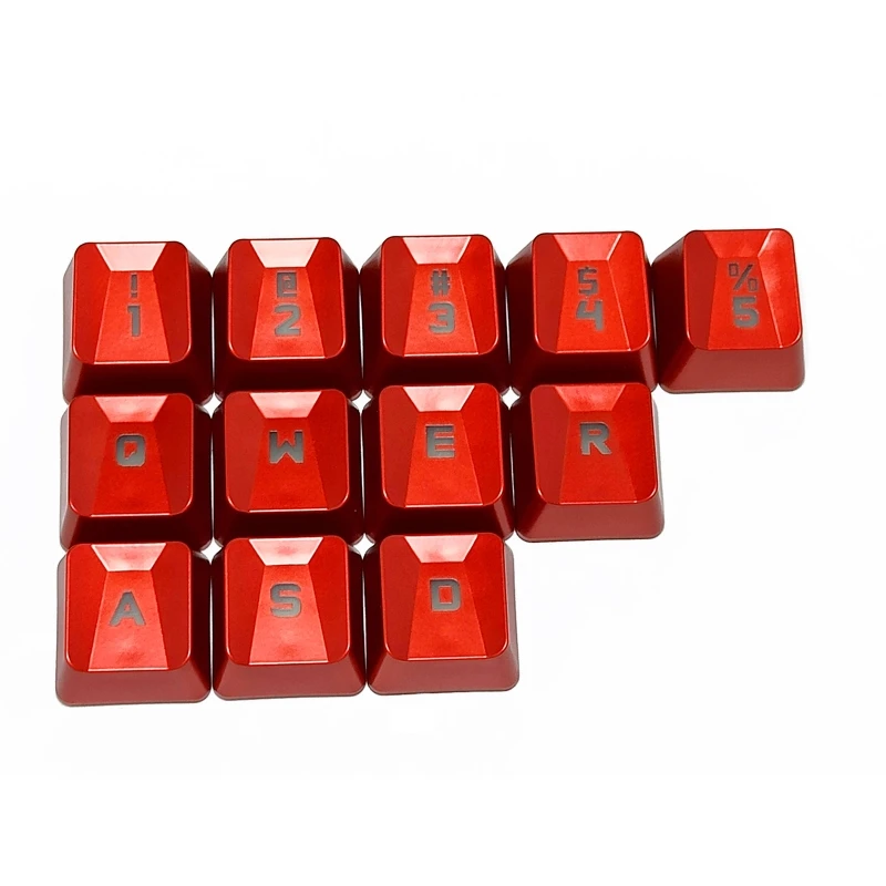 12Pcs Backlit Keycap Bump Key for logitech G413 G910 G810 G310 G613 K840 Romer-G Switch Mechanical Keyboard Keycap