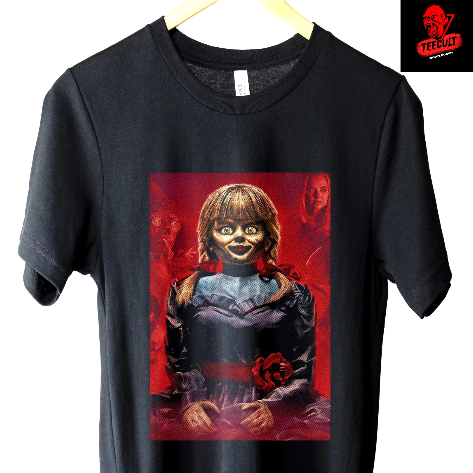 

Annabelle Doll / The Conjuring Horror Movie Unisex Heavy Cotton T-Shirt S–3XL