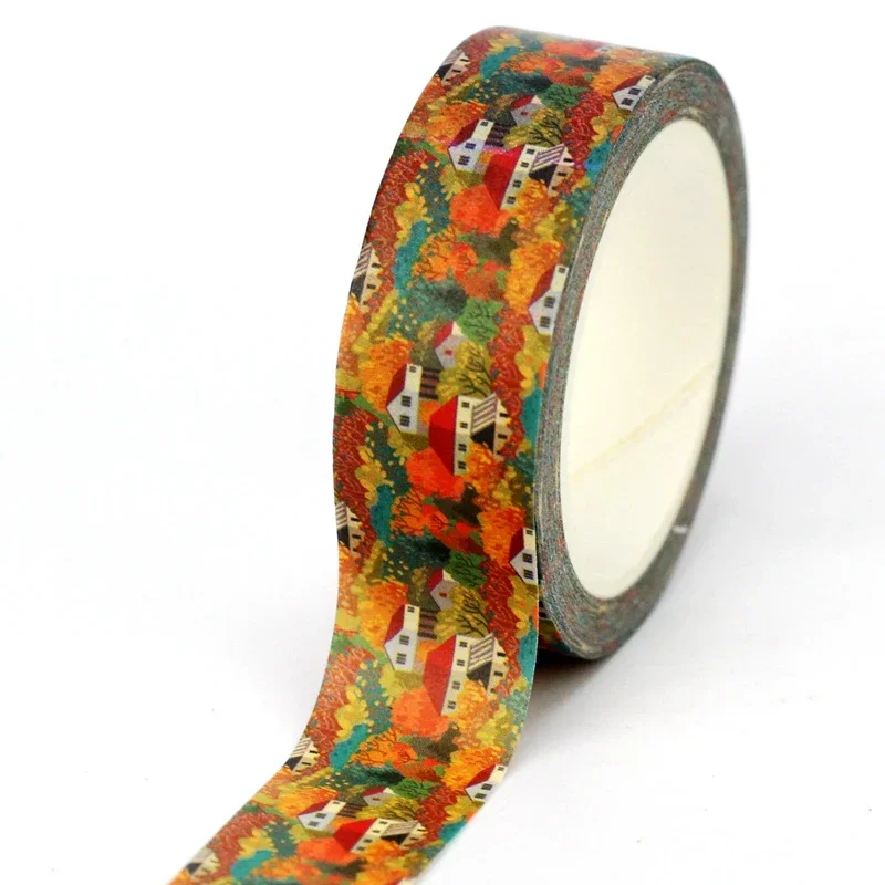 جديد 1 قطعة 10 متر ديكور سقوط الأشجار منزل اشي الشريط DIY بها بنفسك الحرفية سكرابوكينغ رحلة لاصق شريطٌ لاصق لطيف بابليريا