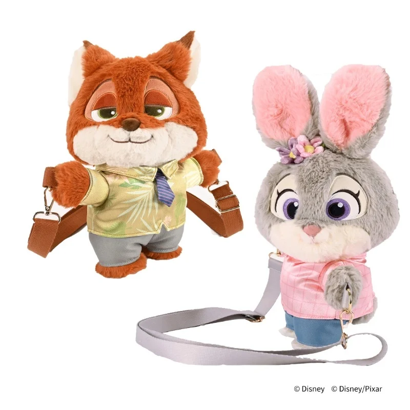 

Zootopia 28Cm Plush Doll Toy Bag Disney Judy Nick Love Hug Multifunctional Shoulder Slung Handbag Girlfriend Birthday Gift
