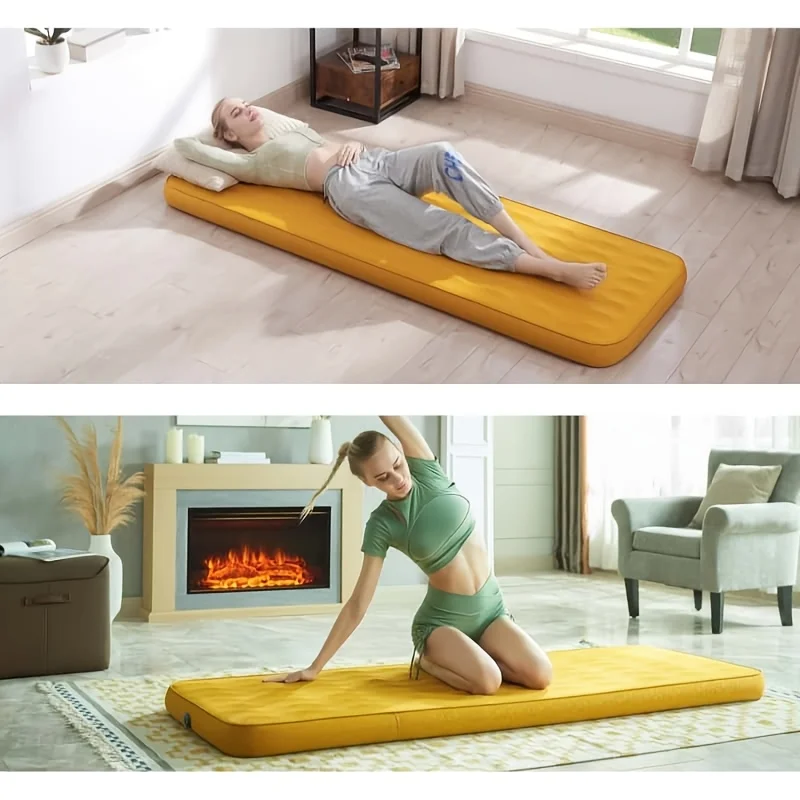

AIRELAX self-inflating sleeping pad, adjustable hardness air mattress, suitable for camping/tents/car camping, all-season use