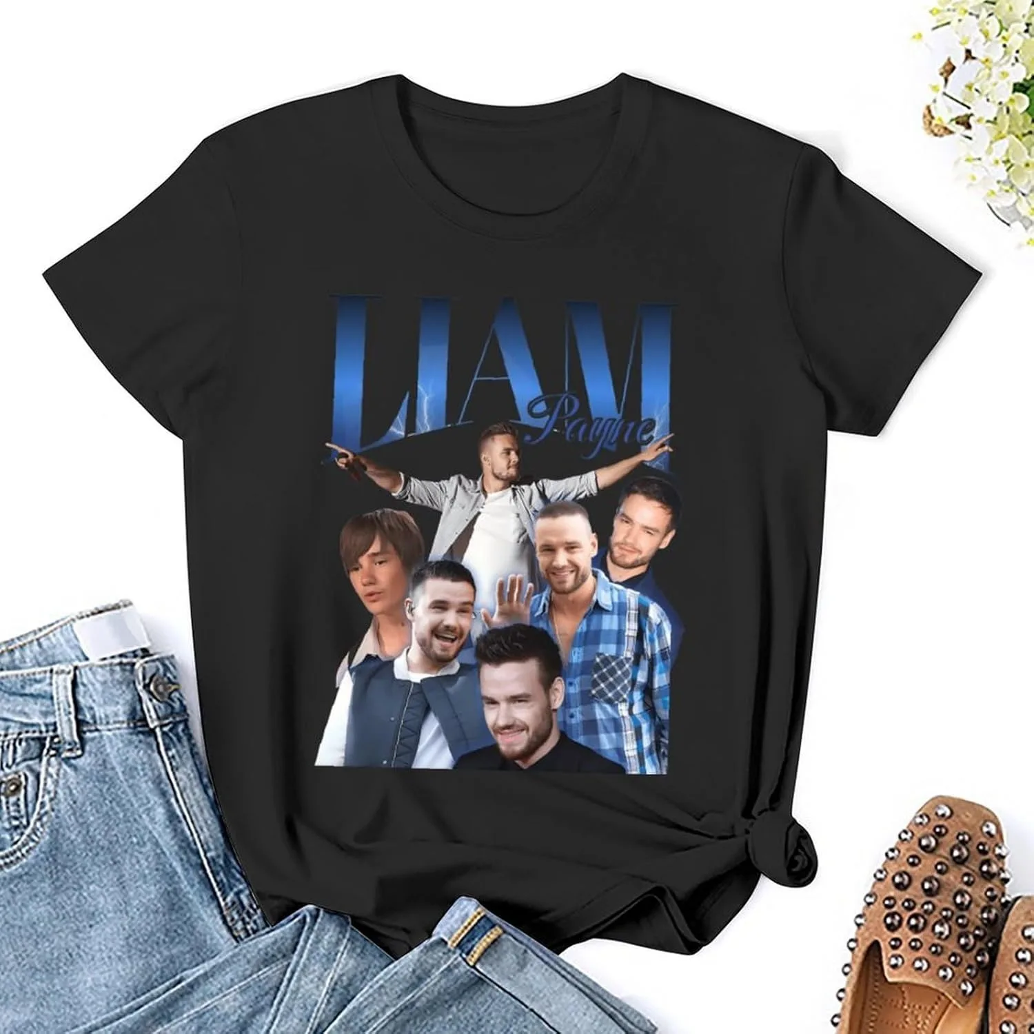 

Футболка Liam Payne, футболки для косплея, женская и мужская модная повседневная уличная футболка с круглым вырезом и короткими рукавами, подарочная одежда