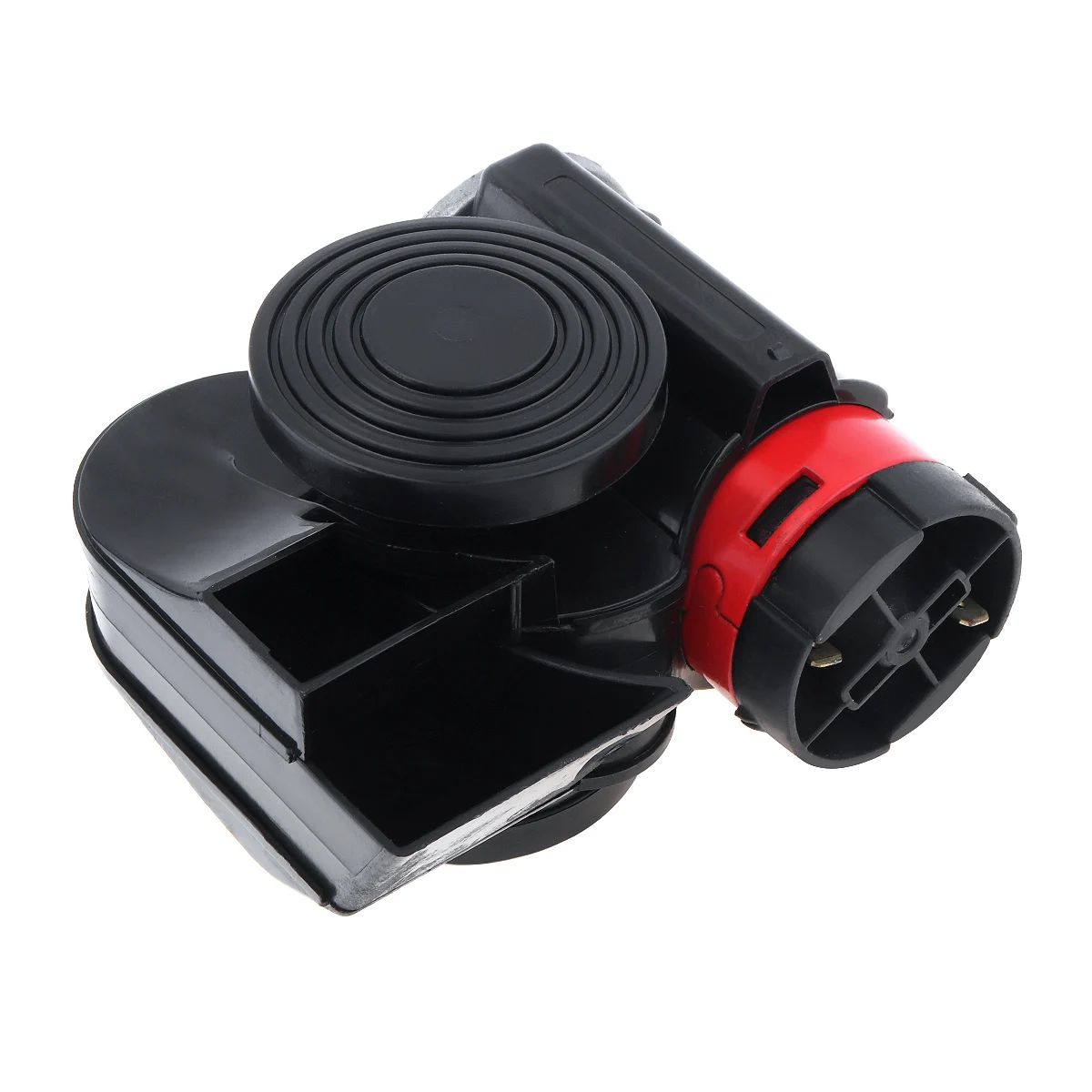 12V 139dB Black Snail Compact Dual Air Horn sound signal Car Train Air Horn for Car Vehicle Motorcycle Yacht Boat SUV Bike