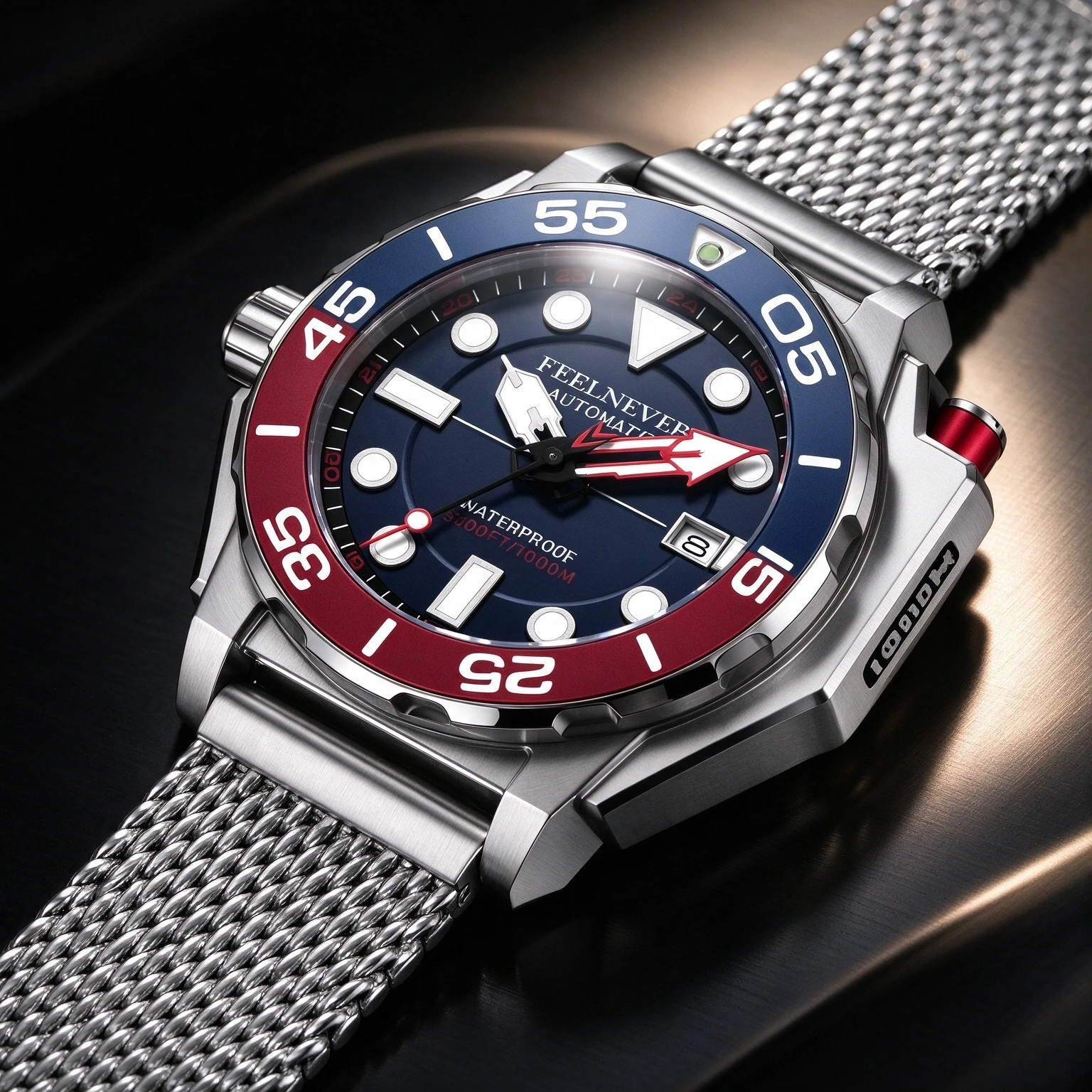 FeelNever New Top Brand Men Luxury Watch 1000M Waterproof BGW9 Super Luminous Relogios Masculinos Automatic Mechanical Watches
