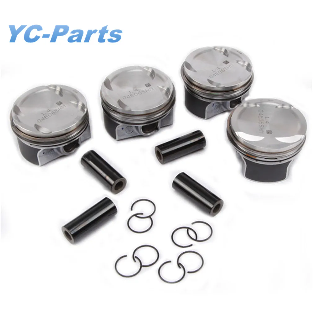 74.5mm Piston Ring Set Φ19mm 04E107065HM for VW Golf Passat Jetta Tiguan AUDI A3 A4 A5 Q3 Skoda Seat 1.4TSI EA211 Engine