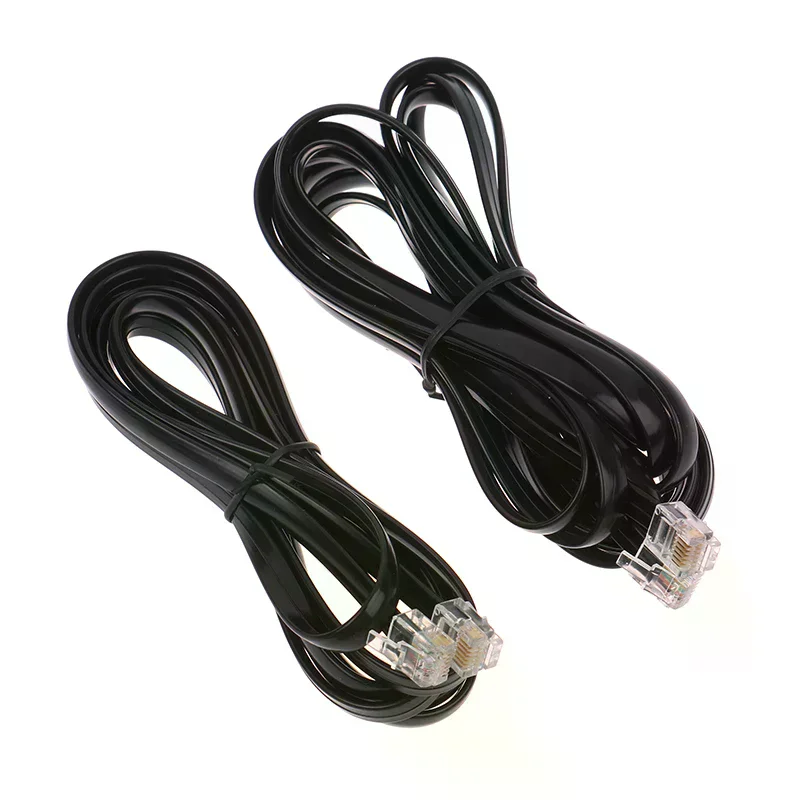 1Pcs RJ12 6P6C ST-4 ST4 Autoguide Camera Cable For Ioptron Auto Guide iEQ30 Ieq45 Kabel Crystal Head Telephone Jumper Flat Wire