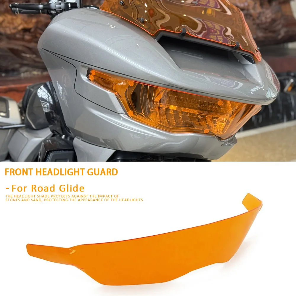 

Motorcycle Accessories Glide FLTRX Headlight Cover Headlamp Protector Guard Fairing For CVO Road Glide FLTRXSE FLTRXSTSE ST 2024
