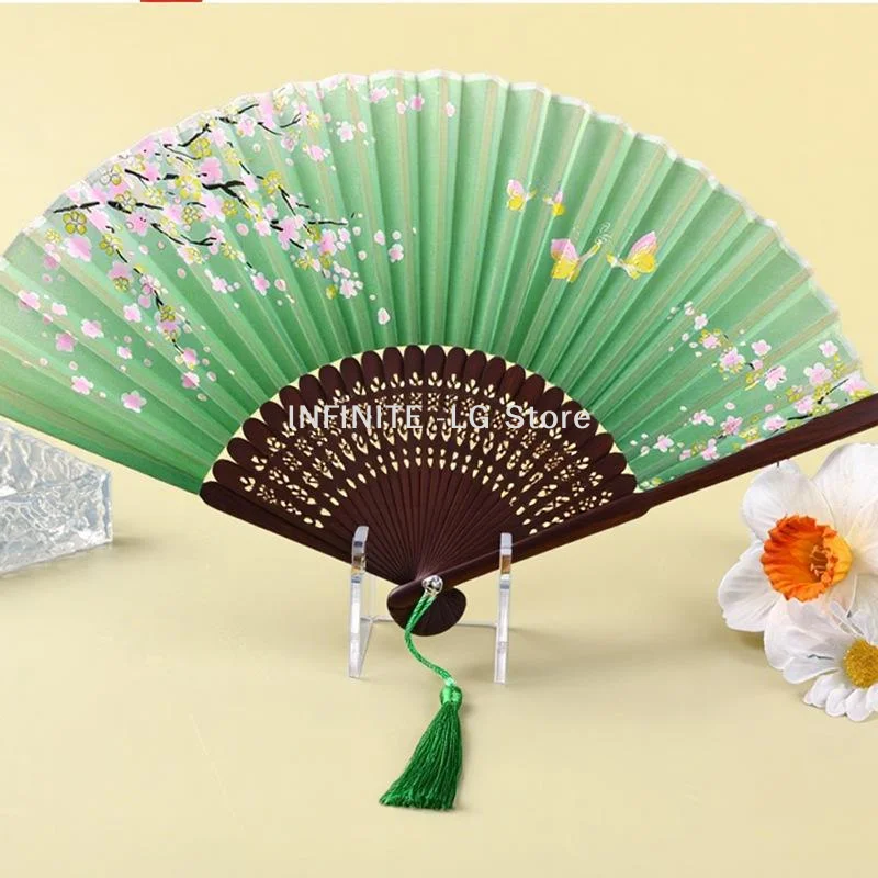 Hand Fan Display Stand Bracket Clear Acrylic Holder Storage Support Foldable Fan Stand Holder Space-Saving Desk Organizer