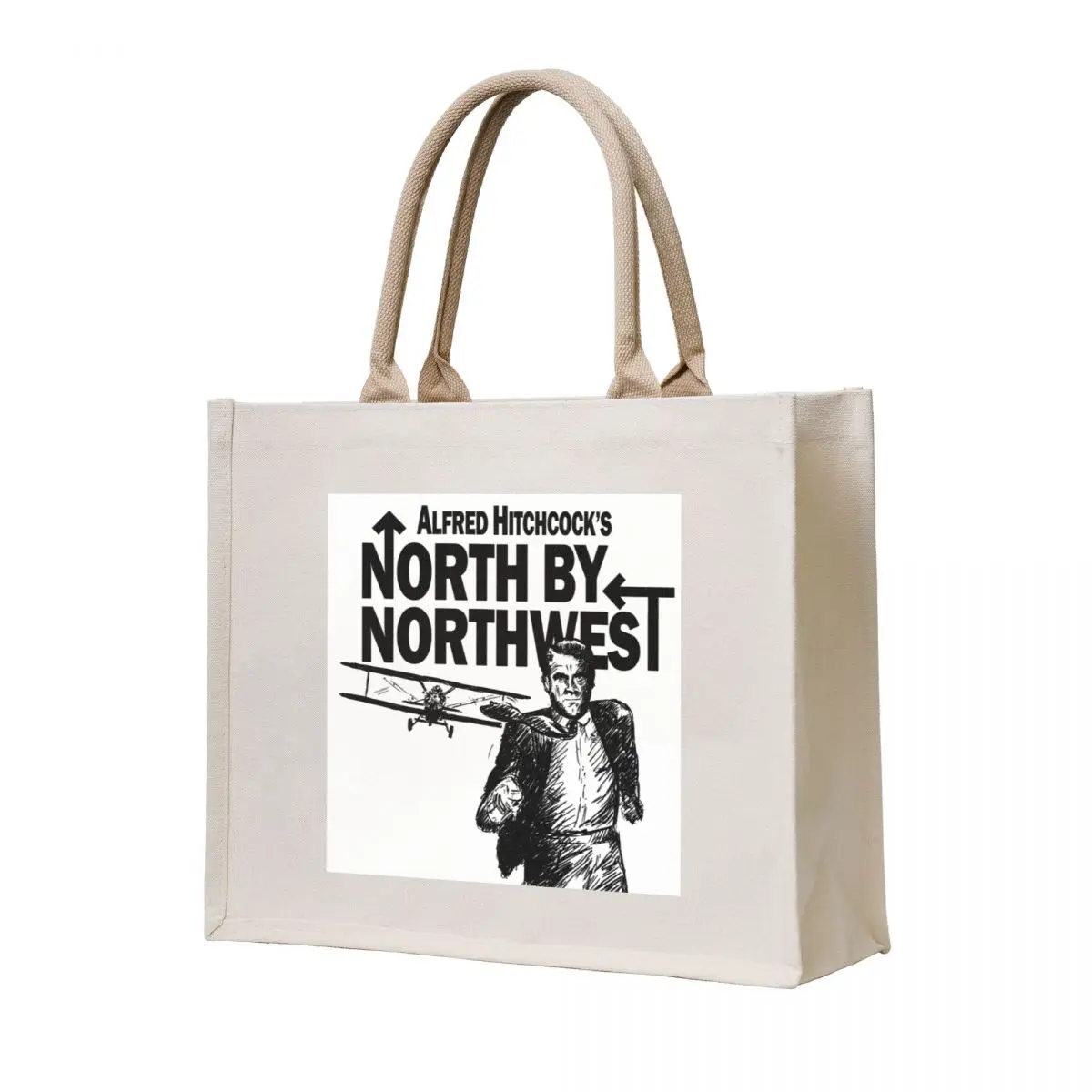

Alfred Hitchcock's North by Northwest by Burro! Tote Bag Lady bags Women's shopper Women's shopper bag Custom bag
