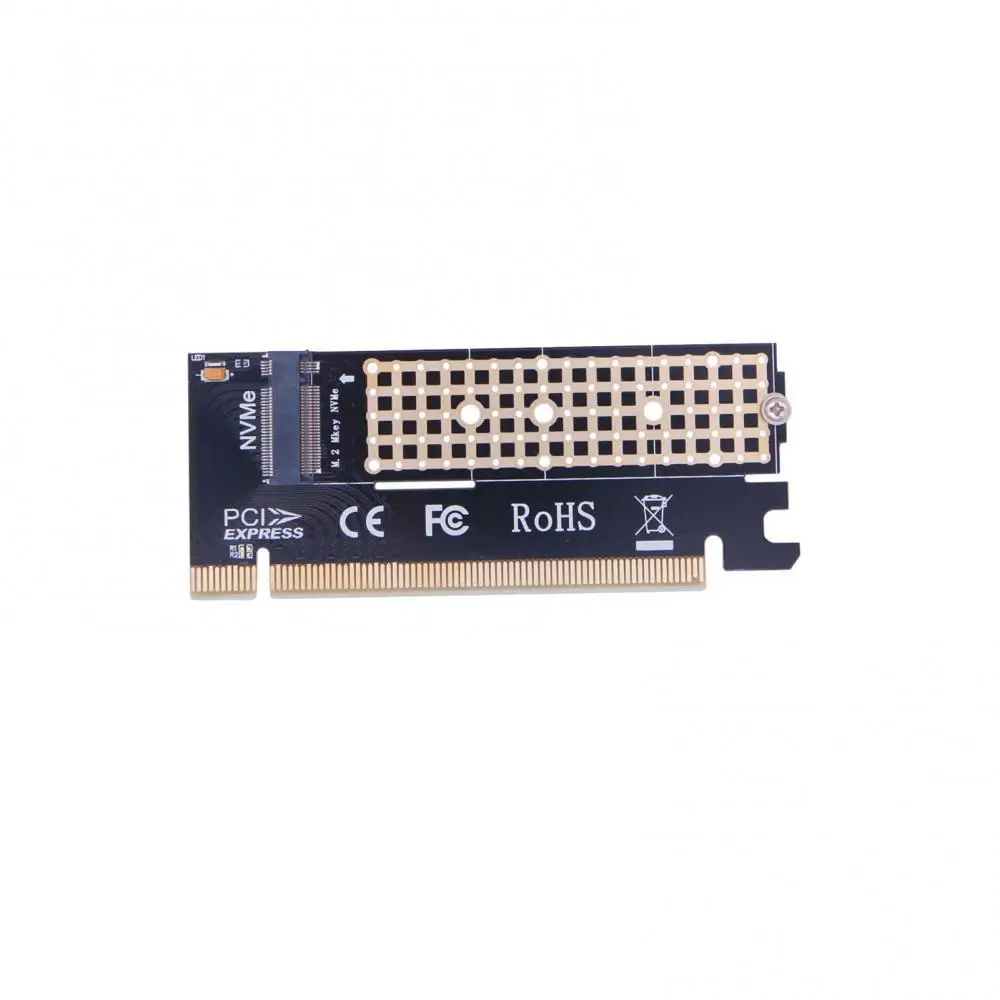 to PCIE x16 Adapter Card Pci-e to m.2 Convert Adapter NVMe SSD Adaptor m2 M Key Interface PCI Express 3.0 x4 2230-2280 Size