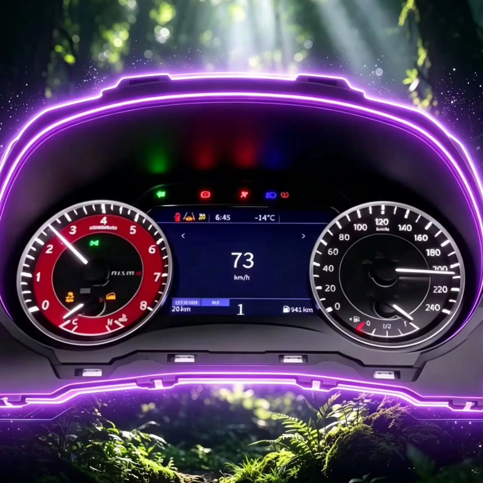 LCD Digital Cluster Virtual Cockpit For Nissan Patrol Y62 2010-2019 Instrument Speedometer Dashboard Screen Plug And Play Parts