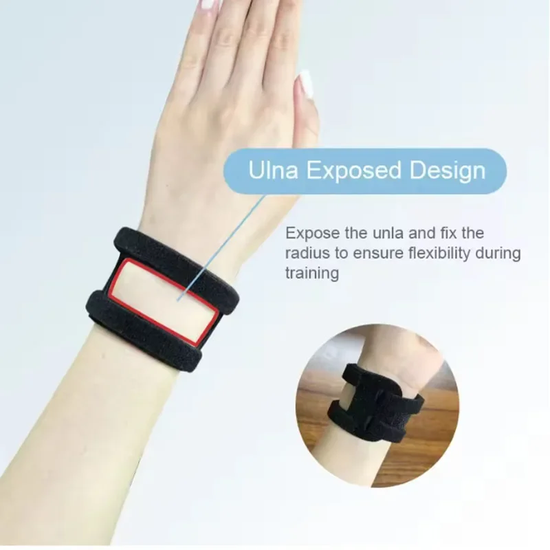 1Pc Portable Adjustable Slim Wrist Brace Wrist Strap Support Carpal Tunnel Injury TFCC Tear Injury Brace Yoga Fitness Sports