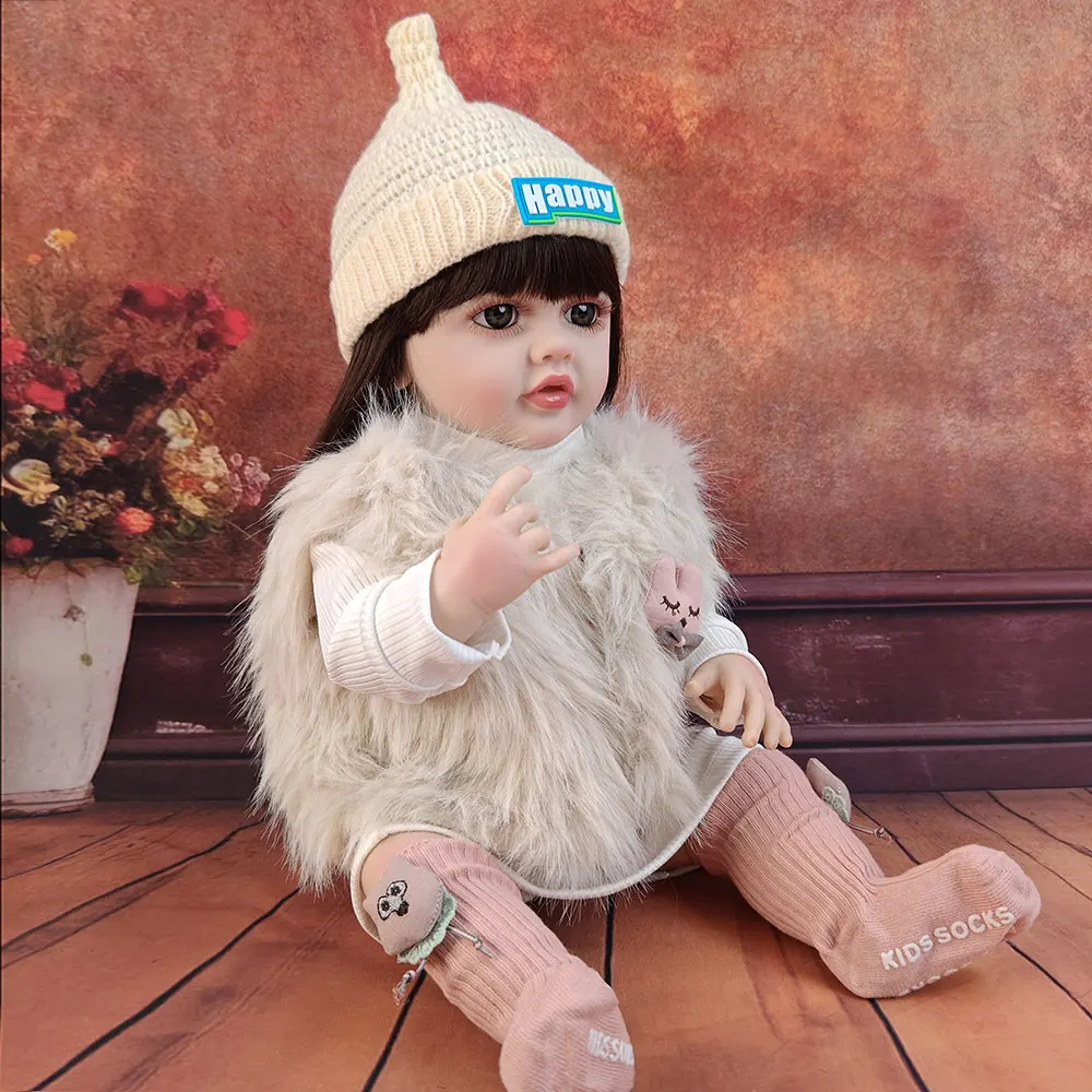 

Doll Outfit for 22 Inch 55 Cm Reborn Dolls Dress Clothes for Baby Born Dolls DIY Suit Dolls Accessories Baby Birthday Gift Toy