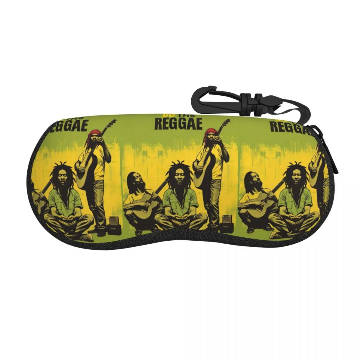 

Bob Marley Reggae Shell Glasses Case Protective Sunglasses Box Women Men Soft Eyeglasses Bag Pouch