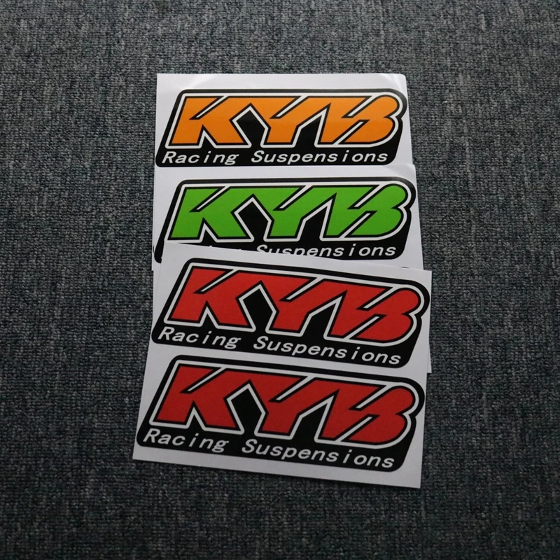 

1 Set 3M Kyb Sticker Adesivi Fork Kyb Suspension Stickers For Kawasaki 400 z650 z900 z1000 Ninja Motorcycle Shock Decal Green