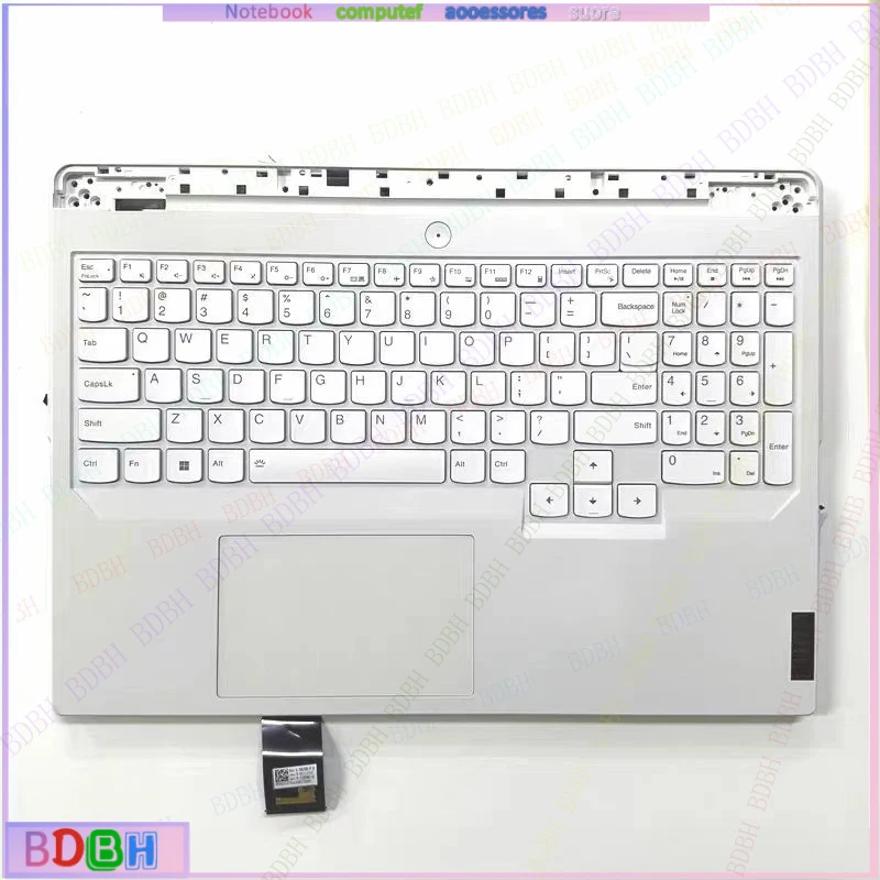 ZQ  New Palmrest For Lenovo Legion Pro 5 16IRX8 ARX8 Y9000P R9000P (2023 Year) with White Backlit Keyboard 5CB1L30890 16
