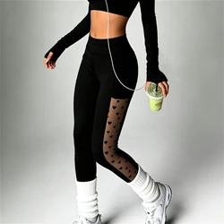 Lace Sports Womens Yoga Leggings Pants Body Sculpting Underwear Shapers Butt Lift Female High Waist Slimming Fit Running Clothes