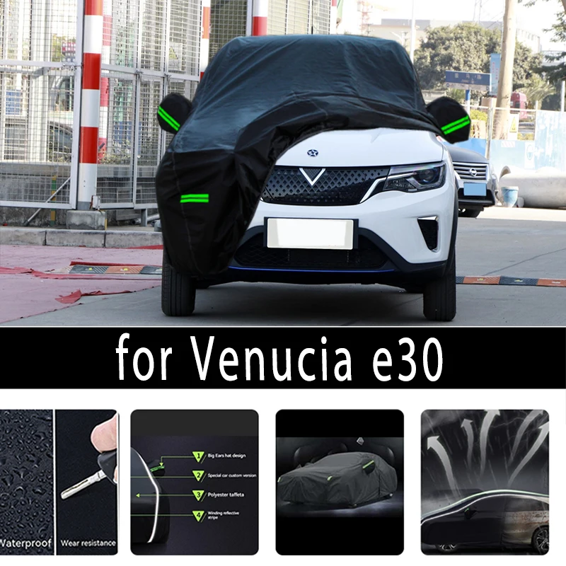 

For Venucia e30 protective covers, it can prevent sunlight exposure and cooling, prevent dust and scratches