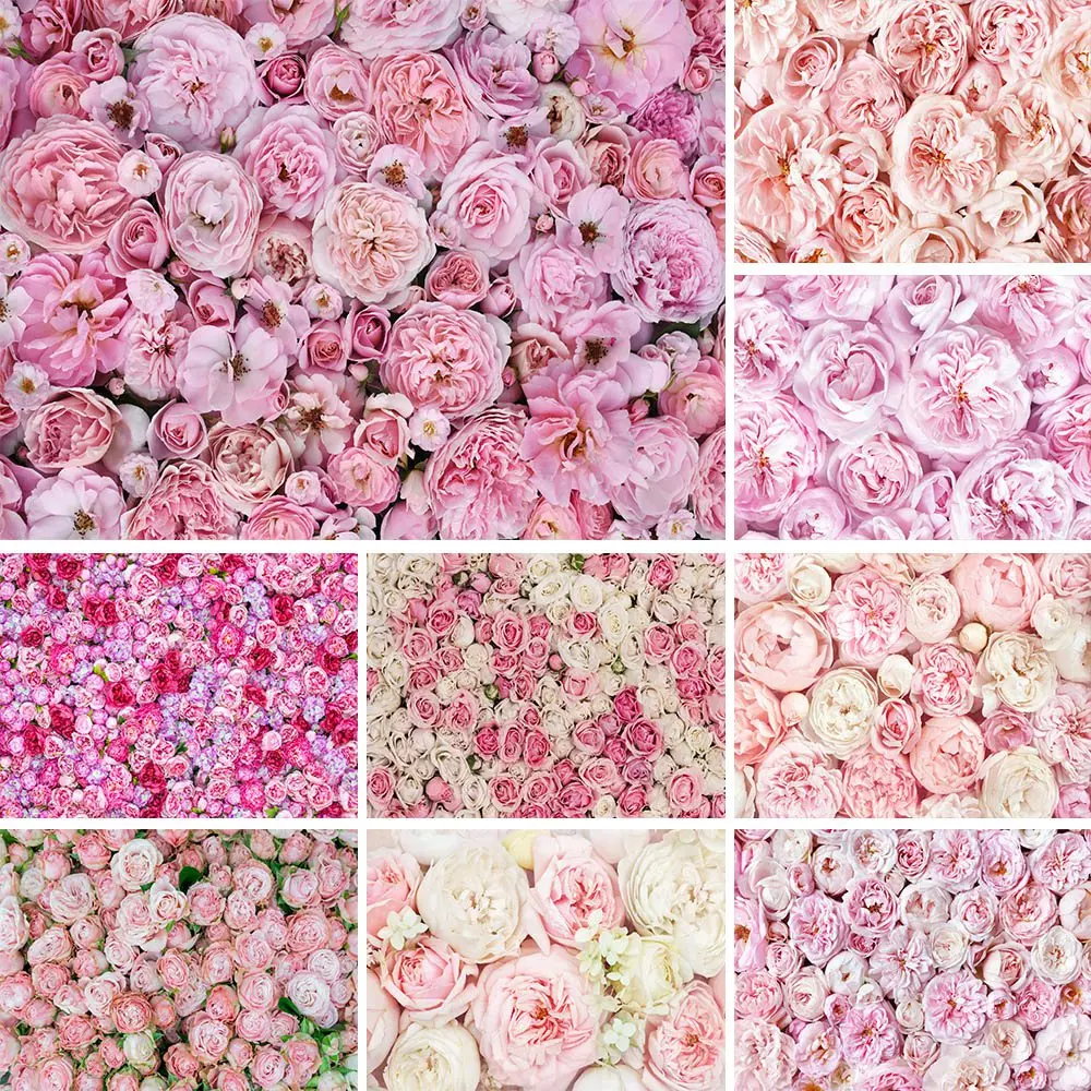 

Mocsicka Flower Wall Wedding Decoration Background Baby Shower Adult Child Portrait Photo Backdrop Photo Studio Photoshoot Props