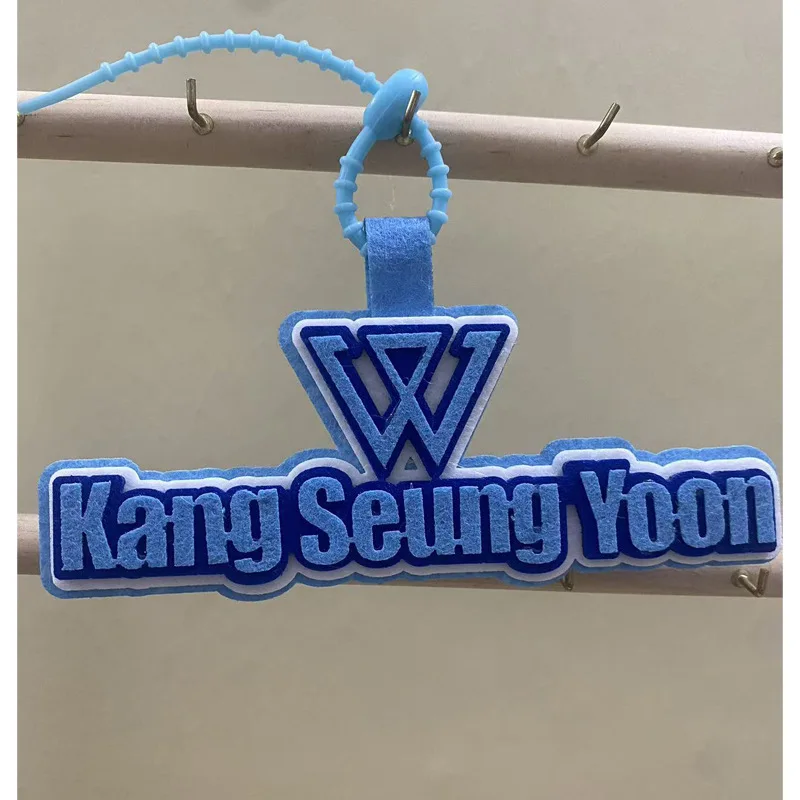 Idols WINNER Keyring Name Tag Luggage Pendant Keyring Keychain MINHO SeungHoon JinWoo SeungYoon Bag Fans Gifts