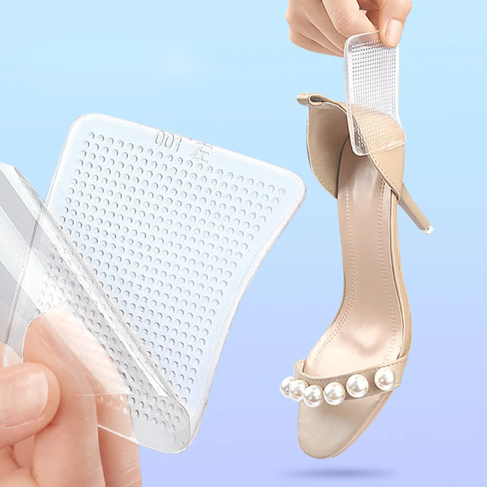 

6 Pairs Floor Mat Anti-wear Shock-absorbing Forefoot Pad Girl Child Shoe Insoles High Heels Gel Pads Cushion