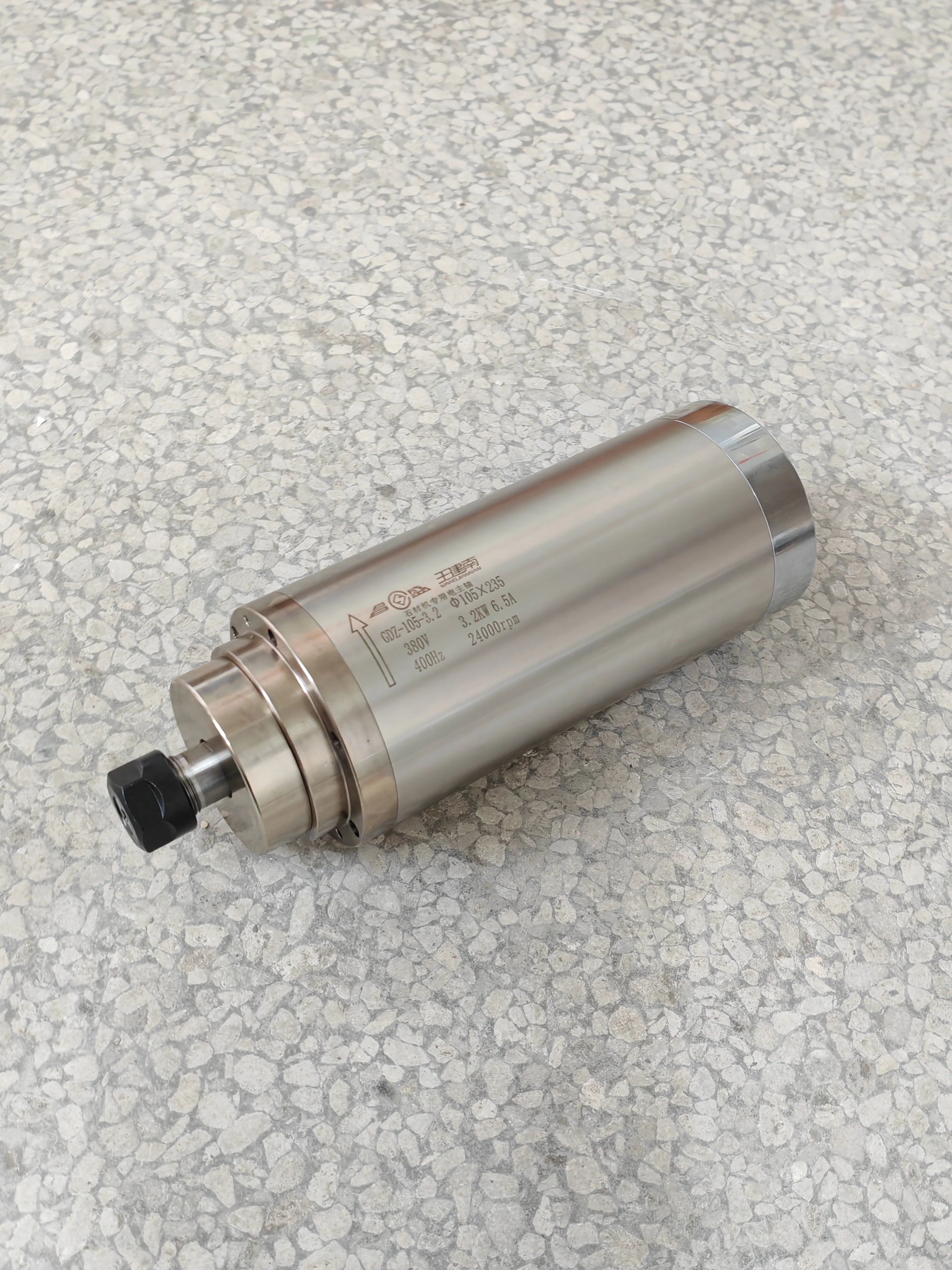 105mm Diameter 3.2KW High Speed Water Cooled AC CNC Spindle Motor Stone Carving Machine Accessories