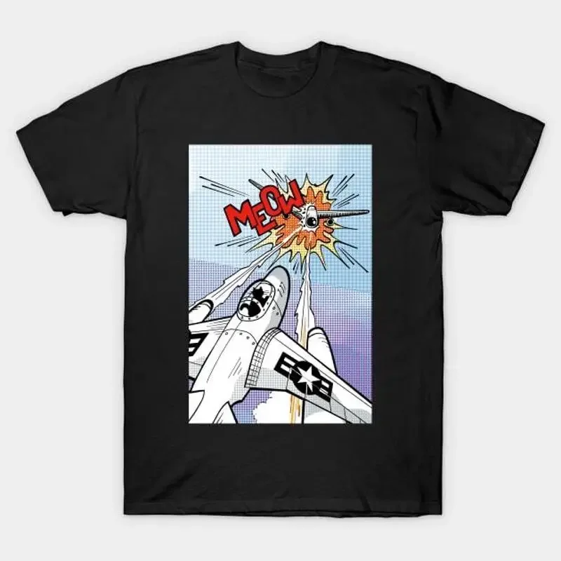 Pop Art Kitten Attack T Shirt S 5XL Fast Shipping
