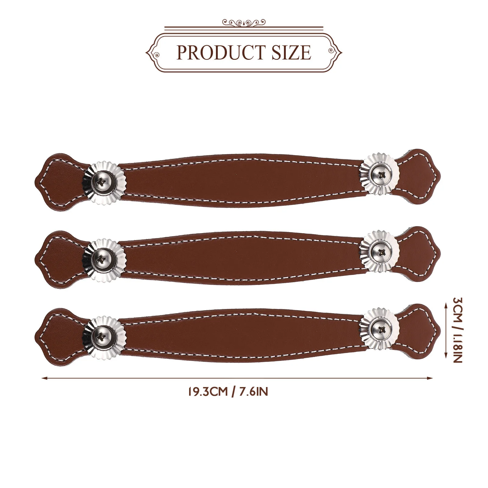 

4pcs Suitcase H les Red Brown Hole Distance 128mm Durable Pulls Drawer Knobs Wardrobe Hardware Accessories Quality