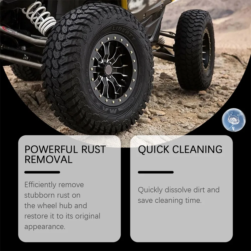 Iron Eraser Fast Acting Iron Rust Remover Spray Multi-Functional Wheel Hub Rust Removal Renewal Agents 120ml Auto Rust Cleaner