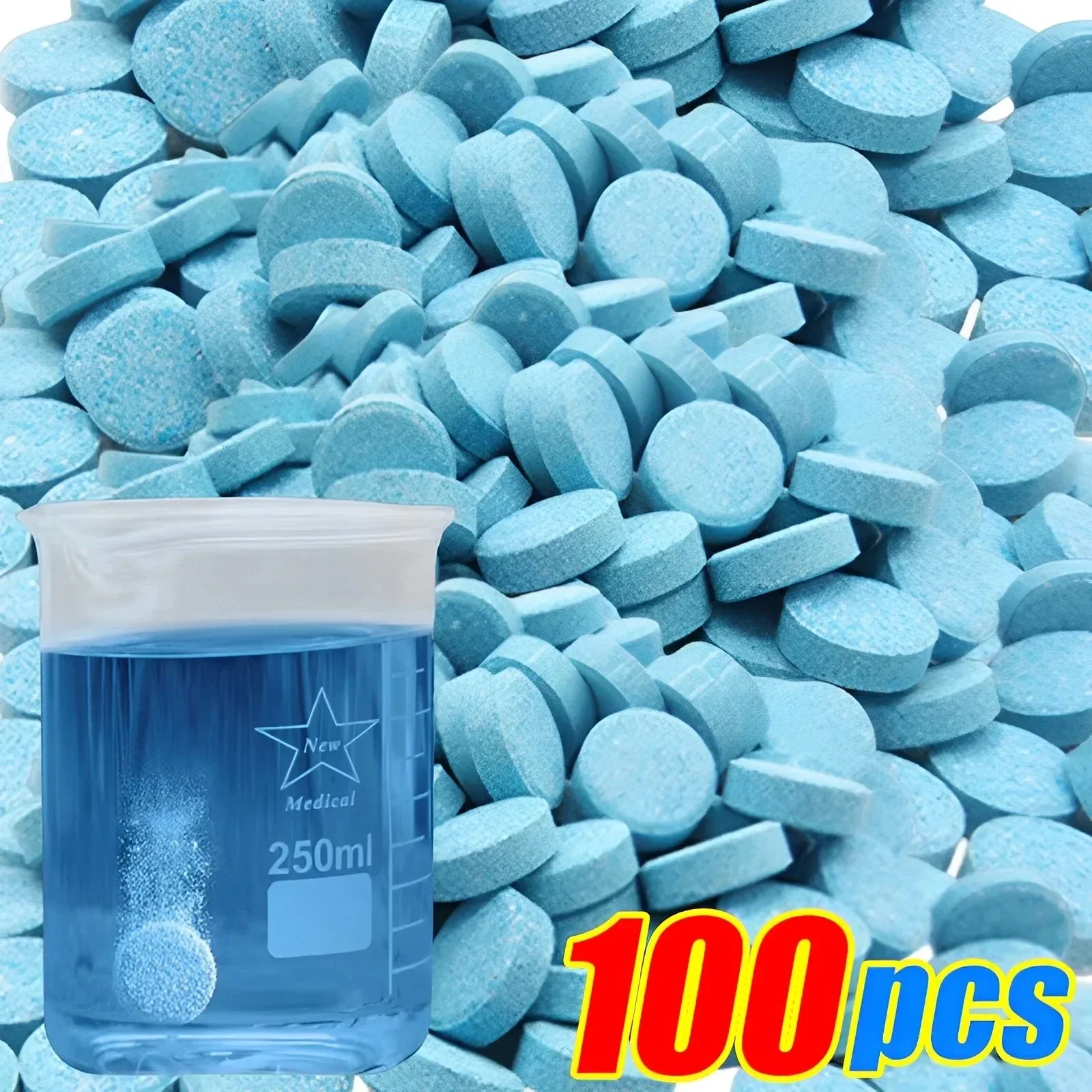Auto-Glasreinigungs-Brausetabletten – festes Wischerflüssigkeitskonzentrat zum Entfernen von Windschutzscheibenöl/Filmen und Frostbeständigkeit