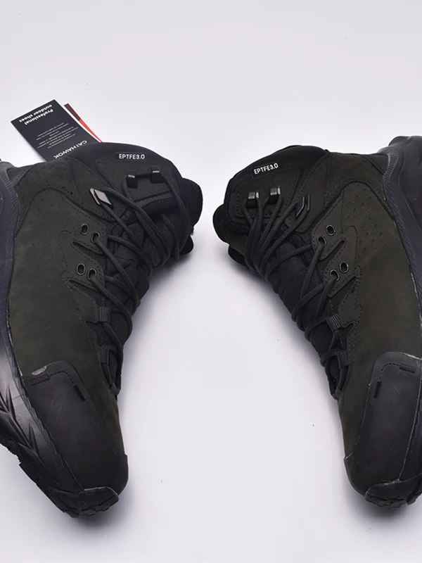 

High-End Cowhide High-Top Men's Hiking oes Waterproof Outdoor Lightweight Anti-slip Mountain Climbing oes Ro Music