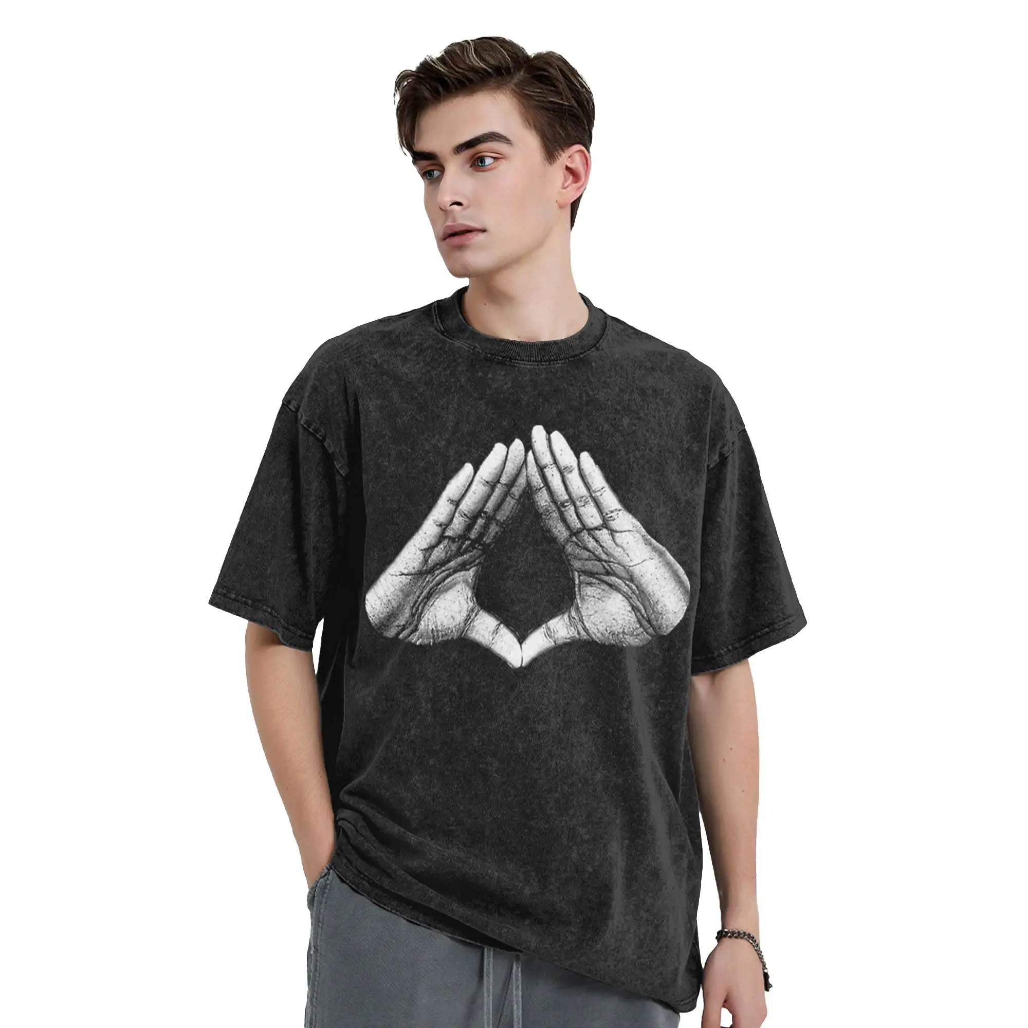 JAY Z Washed T Shirts Streetwear Hip Hop Fashion T-Shirts  Tees Tops Men Women Cotton Oversize Graphic