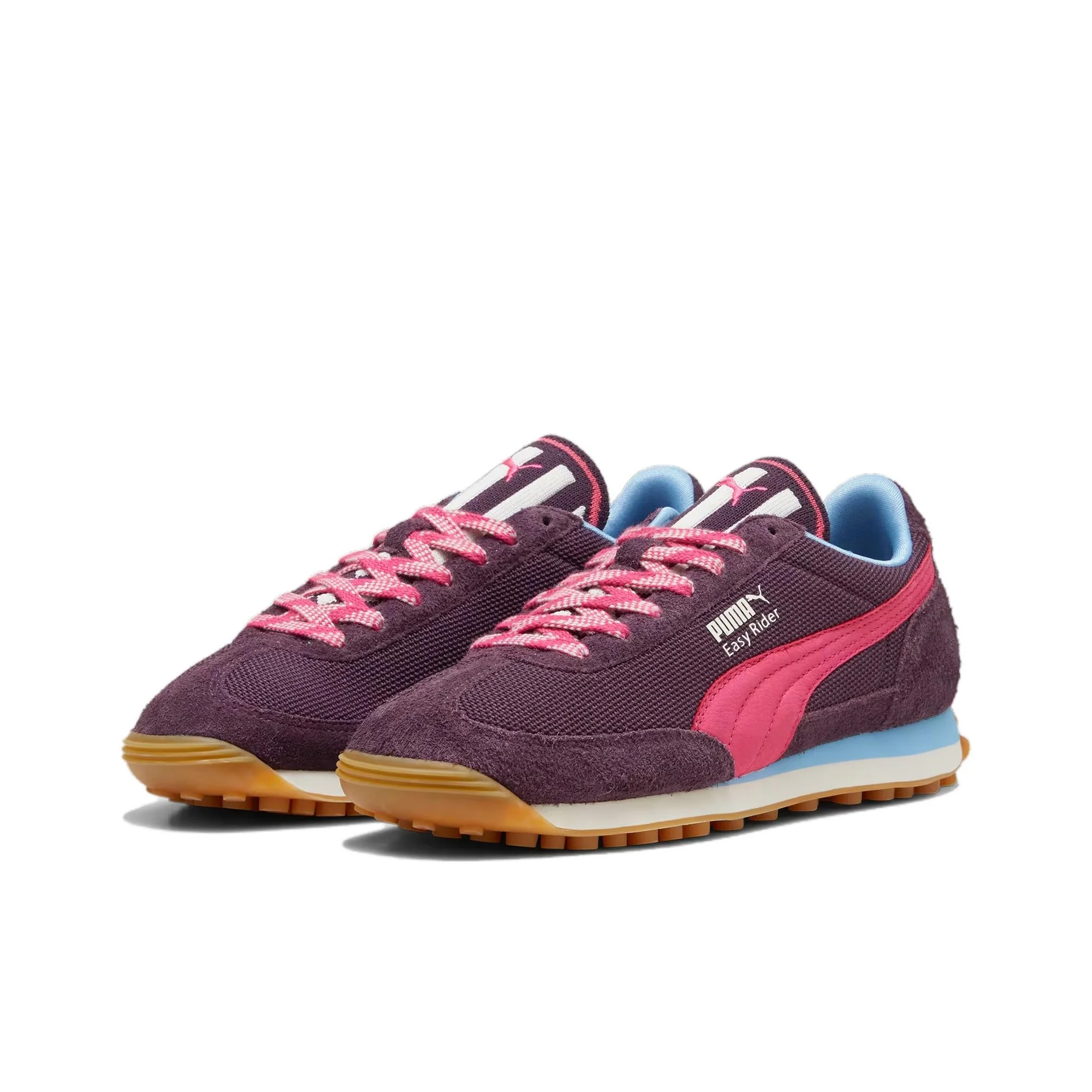 PUMA Easy Rider Abrasion Resistant Breathable Low top Casual Shoes Unisex Burgundy 399033-01 - view 4