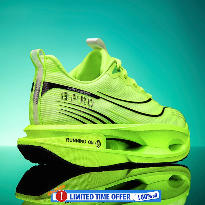 

Мужские спортивные кроссовки с карбоновой пластиной, беговые кроссовки для марафона, амортизирующие кроссовки для соревнований и тренировок, также подходят для женщин.