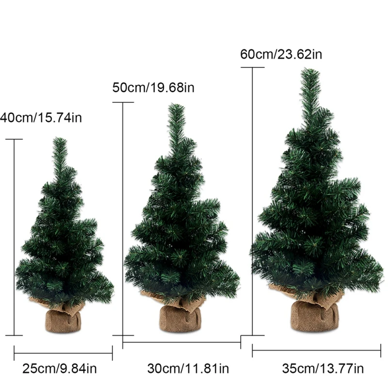 Christmas Tree Decorations Christmas Tree Bare Tree Simulation PVC Desktop Mall Window Mini Festival Ornament